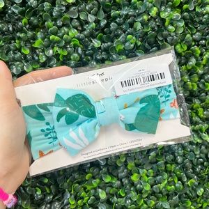 Little Sleepies Sea Turtle Friends Luxe Bow Headband